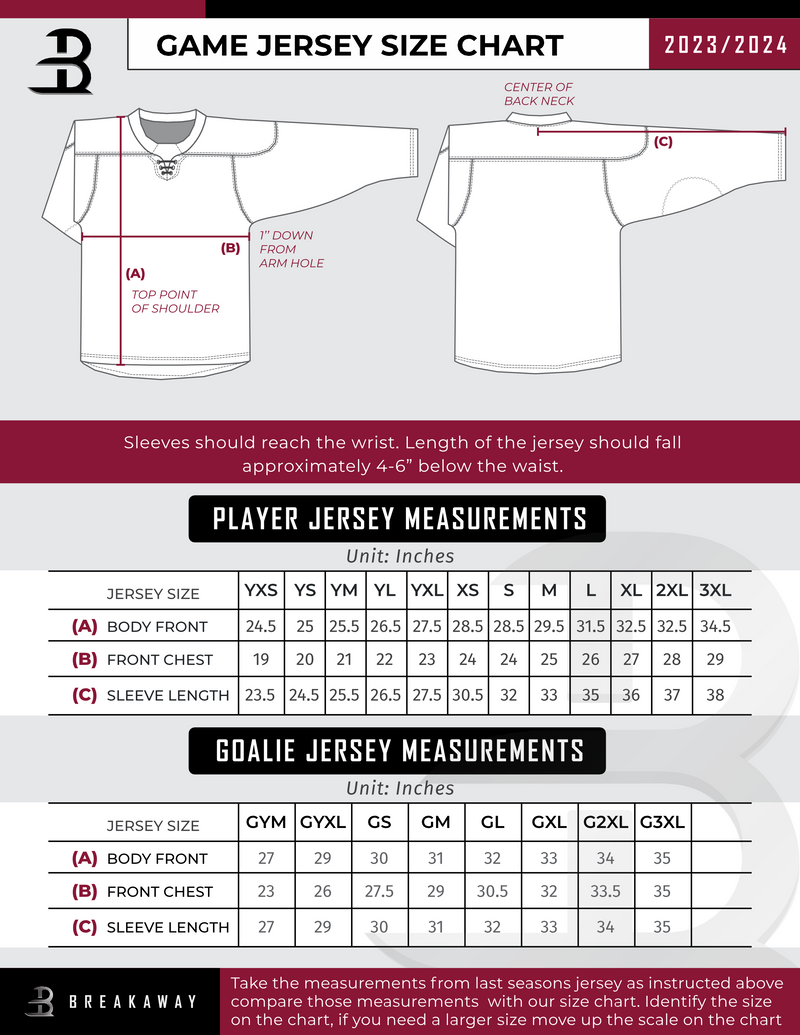 AGHF NJ Jets Youth Player Hybrid Jersey